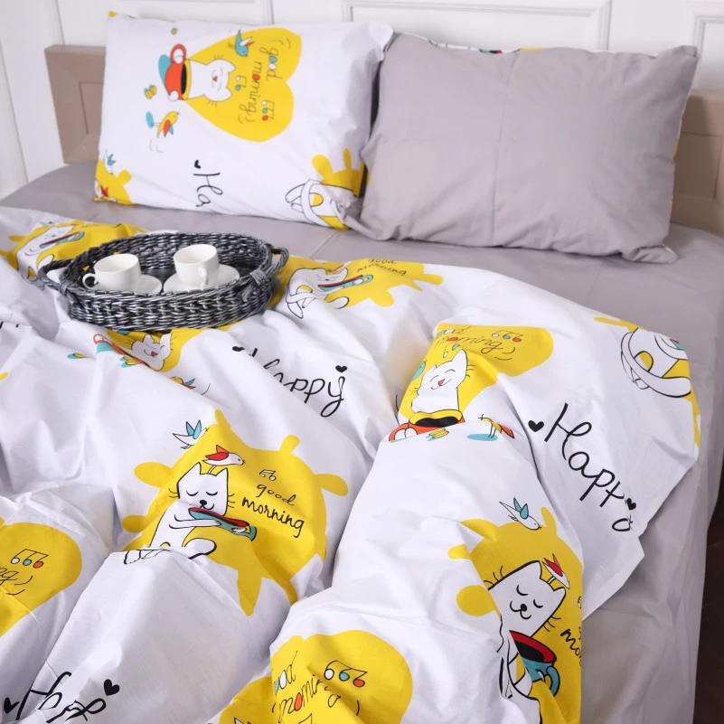 Пододеяльник Бязь 17-0574 Good Morning Cat - 3