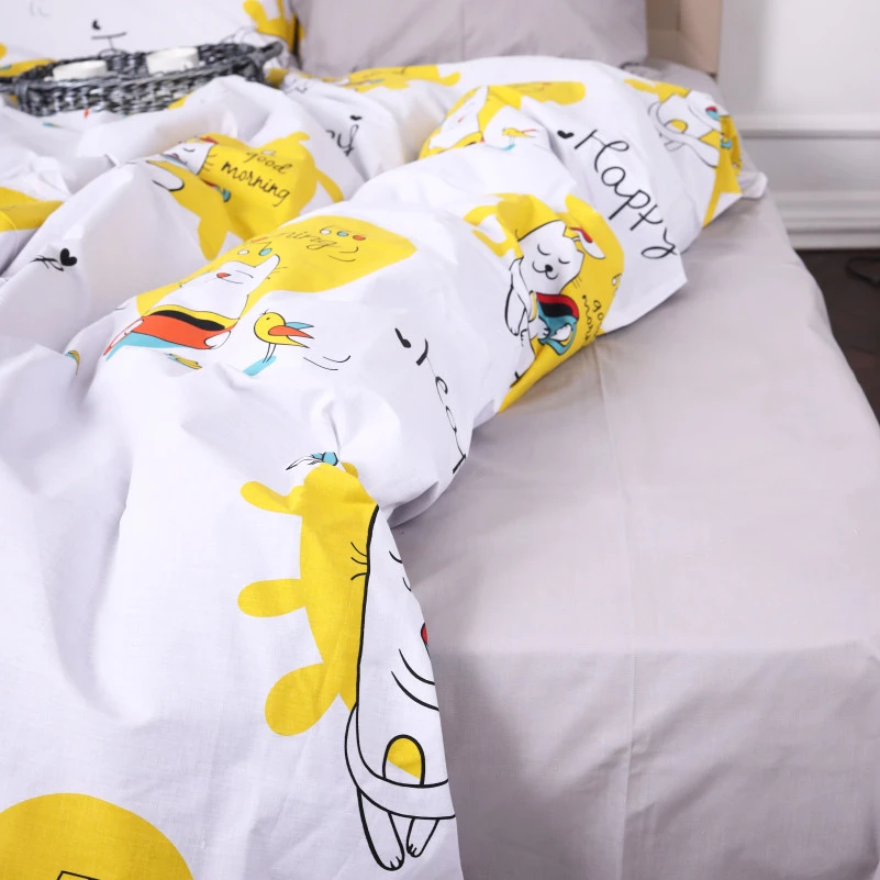 Пододеяльник Бязь 17-0574 Good Morning Cat - 4