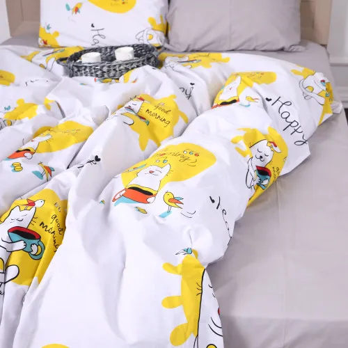 Простирадло Бязь 17-0574 Good Morning Cat - 2