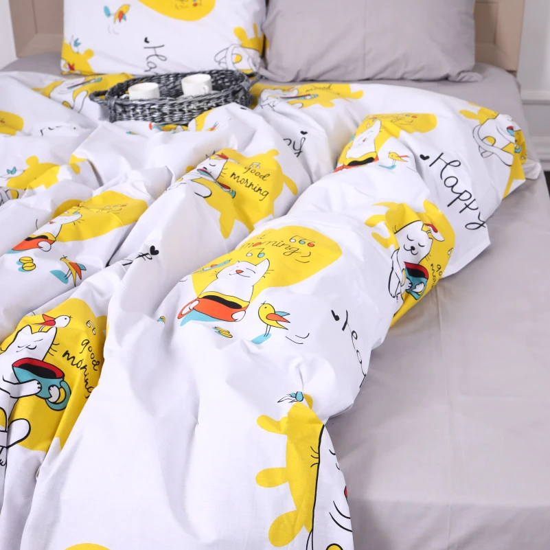 Пододеяльник Бязь 17-0574 Good Morning Cat - 5