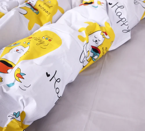 Простирадло MirSon Ranforce Elite 17-0574 Good Morning Cat - 2