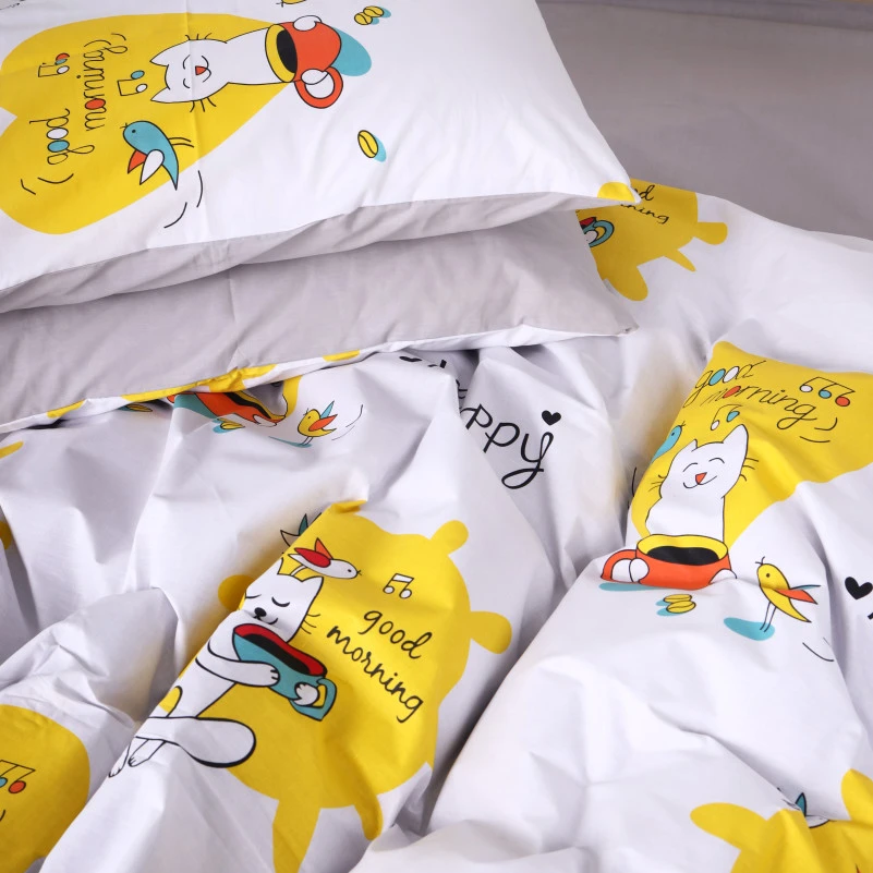 Наволочка Бязь 17-0574 Good Morning Cat - 1