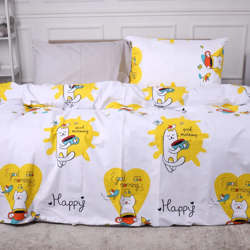 Пододеяльник Mirson Ranforce Elite 17-0574 Good Morning Cat - 1