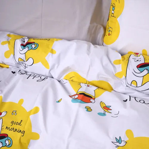 Пододеяльник Mirson Ranforce Elite 17-0574 Good Morning Cat