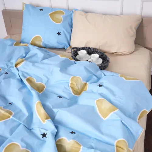 Комплект постельного белья Бязь 17-0463 Love stories