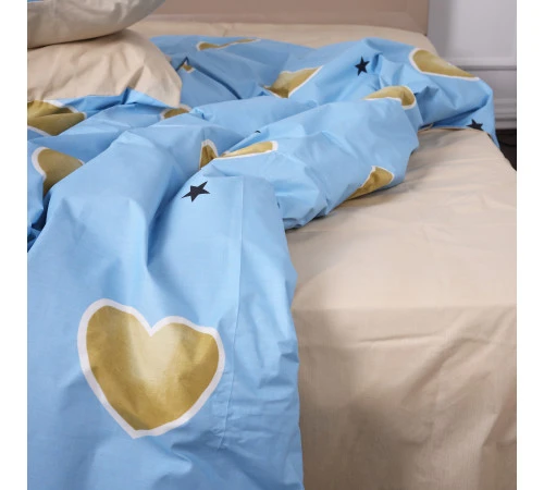 Простирадло MirSon Ranforce Elite 17-0463 Love stories