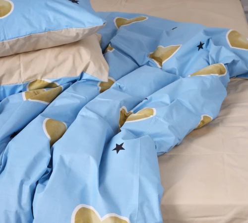 Простирадло MirSon Ranforce Elite 17-0463 Love stories - 2