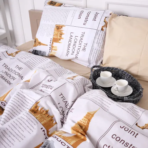 Комплект постельного белья Бязь 17-0409 Tradition London - 2