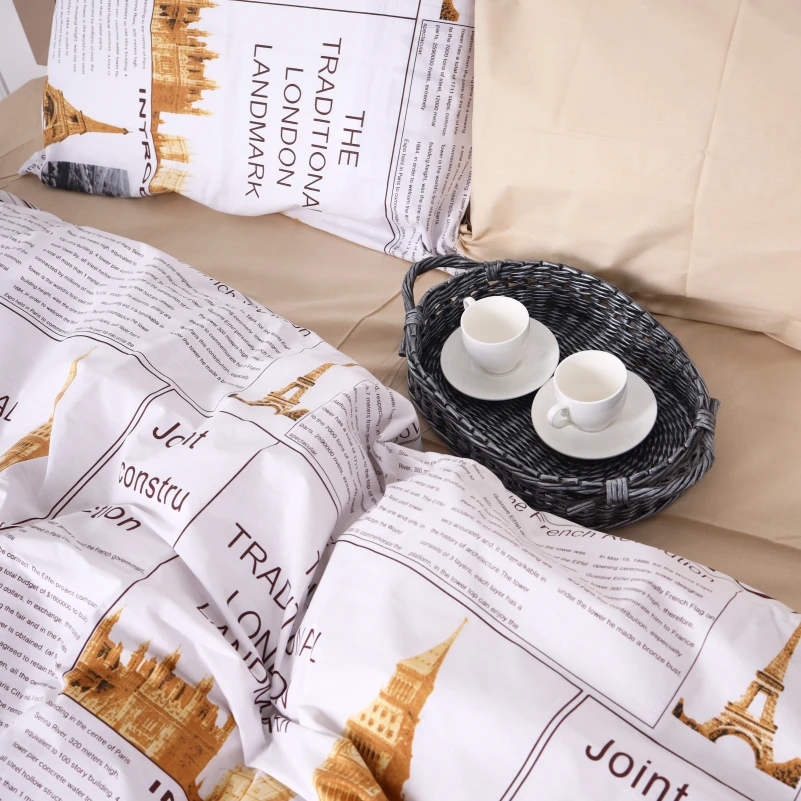 Комплект постільної білизни Бязь 17-0409 Tradition London - 2