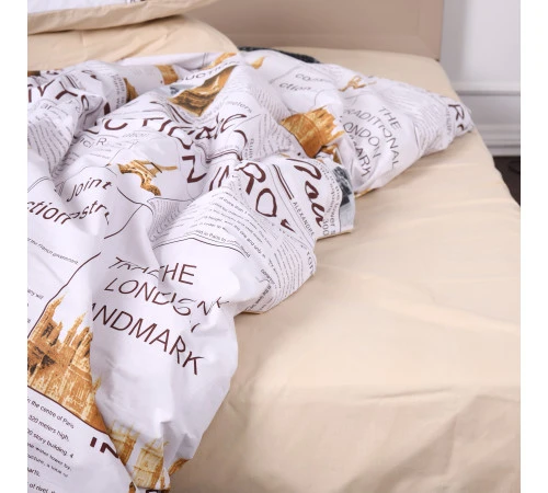 Простирадло MirSon Ranforce Elite 17-0409 Tradition London