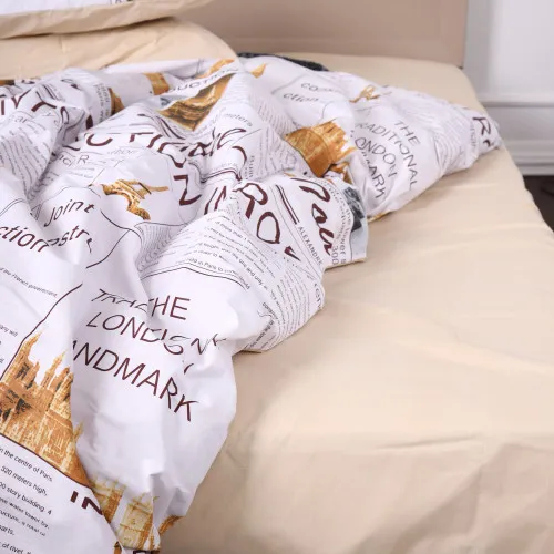 Простынь MirSon Ranforce Elite 17-0409 Tradition London