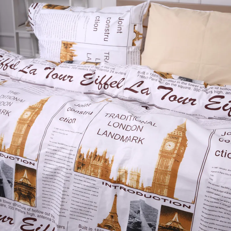 Пододеяльник MirSon Ranforce Elite 17-0409 Tradition London - 1