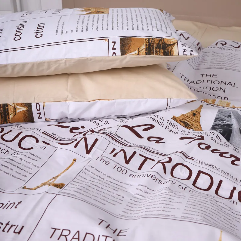 Пододеяльник MirSon Ranforce Elite 17-0409 Tradition London - 3