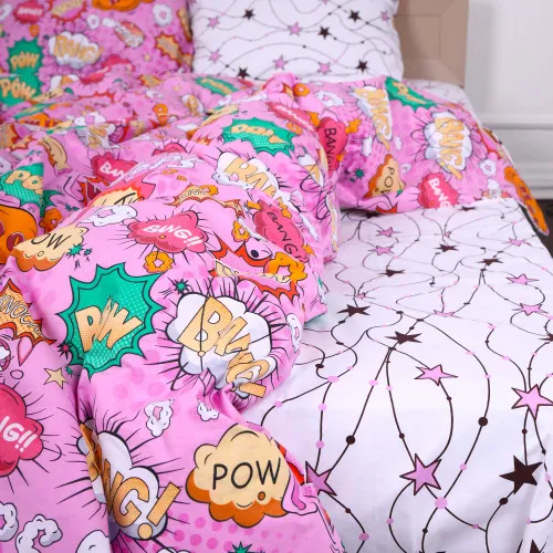 Простынь Бязь 17-0512 Bombs pink