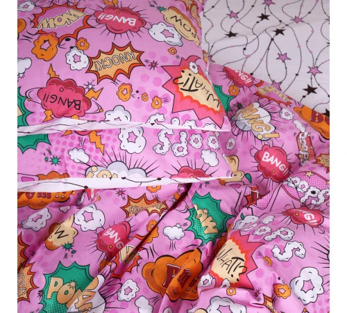 Наволочка Бязь 17-0512 Bombs pink