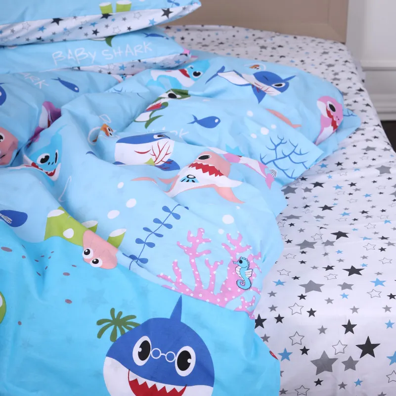 Комплект постільної білизни MirSon Ranforce Elite 17-0521 Sharks blue - 3