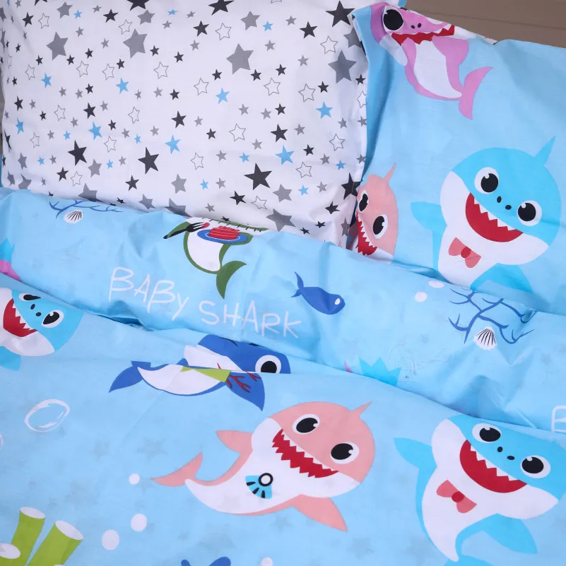 Комплект постільної білизни MirSon Ranforce Elite 17-0521 Sharks blue - 1