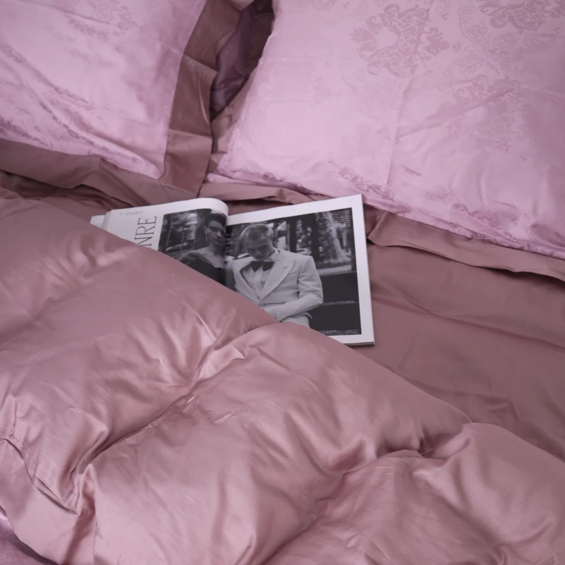 Комплект постільної білизни Сатин ELIT "Golden wheat" - 8