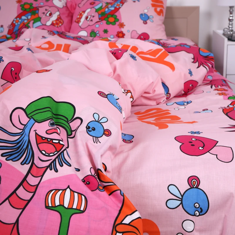 Комплект постільної білизни Бязь 17-0261 Trolli - 3