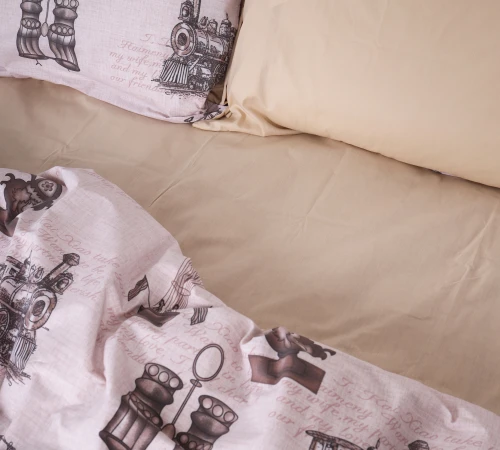 Простирадло MirSon Ranforce Elite 17-0376 Bordeaux - 2