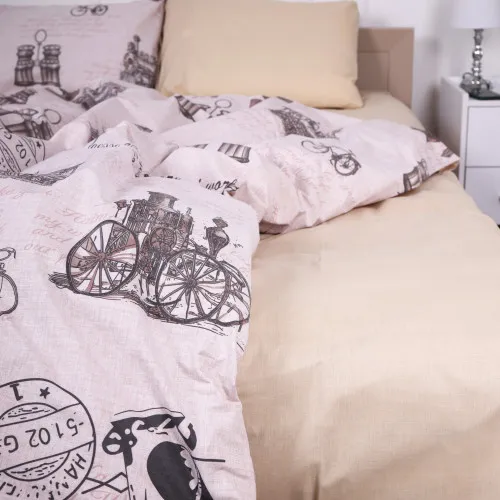 Пододеяльник Бязь 17-0376 Bordeaux - 2