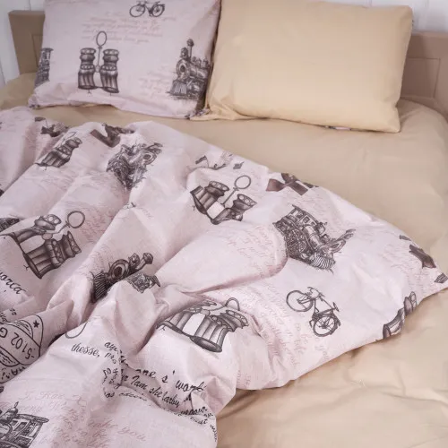 Простирадло Бязь 17-0376 Bordeaux - 2