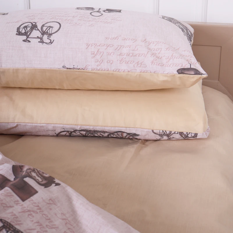 Комплект постільної білизни Бязь 17-0376 Bordeaux - 4