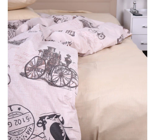 Простирадло MirSon Ranforce Elite 17-0376 Bordeaux