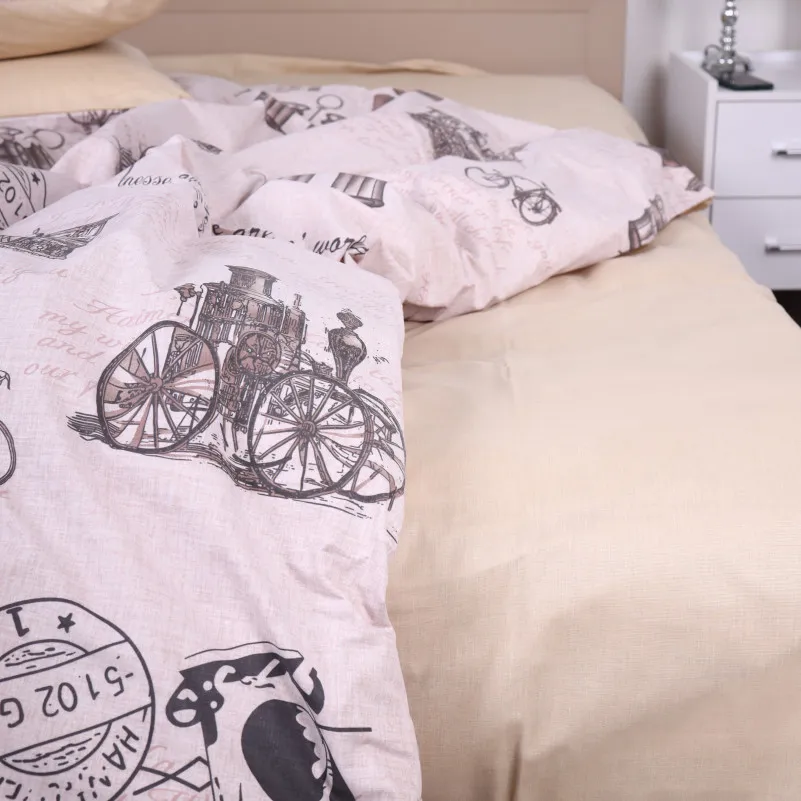 Пододеяльник MirSon Ranforce Elite 17-0376 Bordeaux - 4