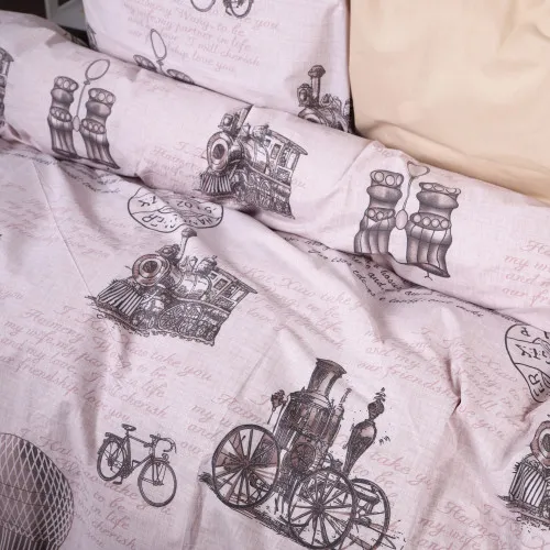 Пододеяльник MirSon Ranforce Elite 17-0376 Bordeaux - 2