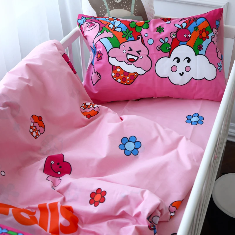 Простынь Детская Бязь Kids Time 17-0261 Trolli - 2