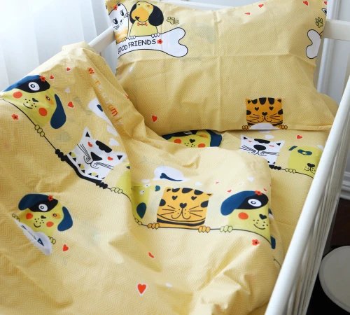 Наволочка Детская Бязь Kids Time 17-0517 -1 Cat-dog - 2