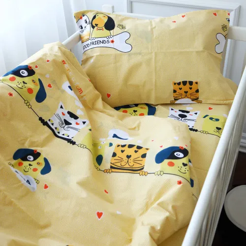 Пододеяльник Детский Бязь Kids Time 17-0517 -1 Cat-dog