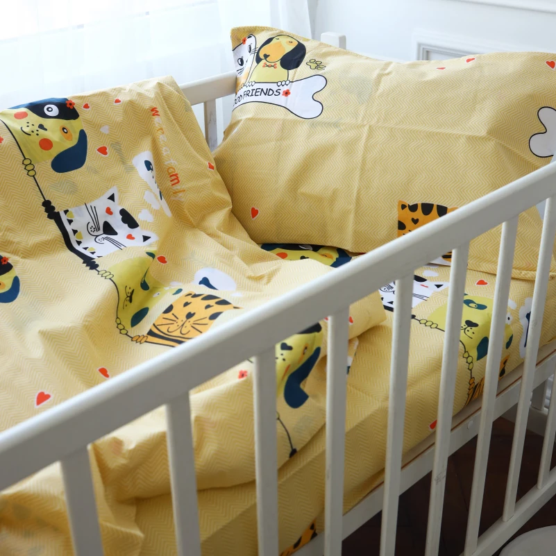 Простынь Детская Бязь Kids Time 17-0517 -1 Cat-dog - 4