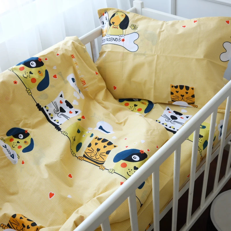 Простынь Детская Бязь Kids Time 17-0517 -1 Cat-dog - 3