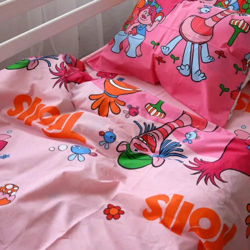 Простынь на резинке (бязь) Kids Time - высота 17-0261 Trolli - 2