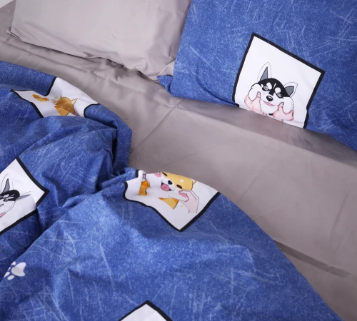 Підковдра Бязь 17-0575 Husky Dog - 2