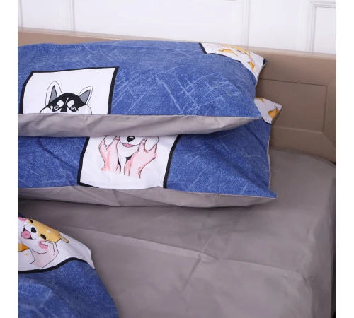 Наволочка Бязь 17-0575 Husky Dog