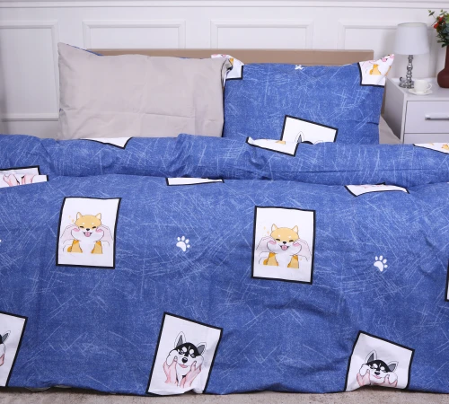 Простирадло MirSon Ranforce Elite 17-0575 Husky Dog - 2