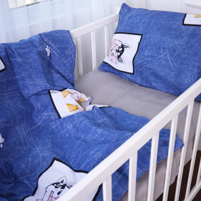 Комплект постільної білизни Дитячий Бязь Kids Time 17-0575 Husky Dog - 1