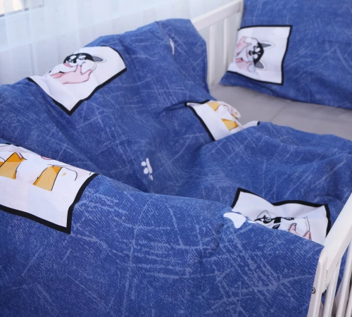 Пододеяльник Детский Бязь Kids Time 17-0575 -1 Husky Dog