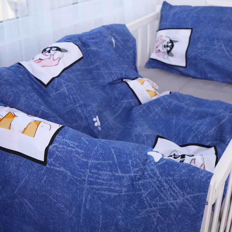 Комплект постільної білизни Дитячий Бязь Kids Time 17-0575 Husky Dog - 3