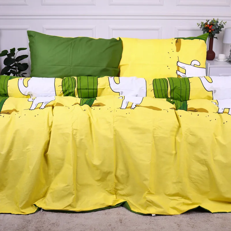 Пододеяльник MirSon Ranforce Elite 17-0372 Cactus - 1