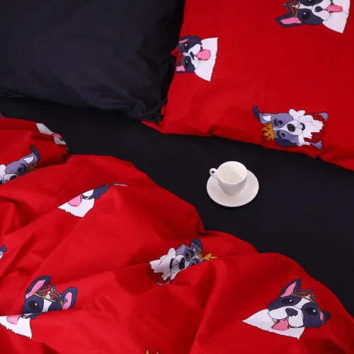 Комплект постельного белья Бязь 17-0568 Kings of dogs - 2