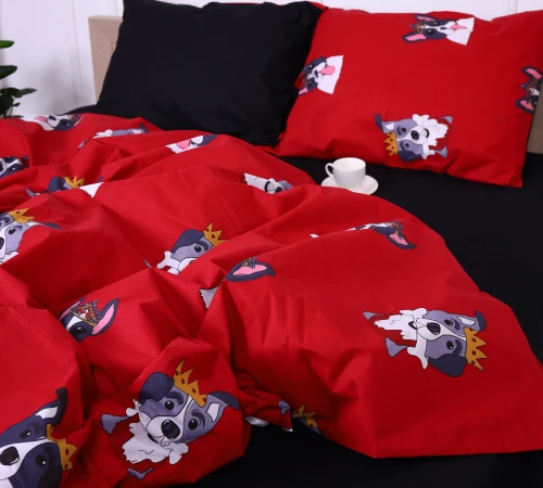 Наволочка Бязь 17-0568 Kings of dogs - 2