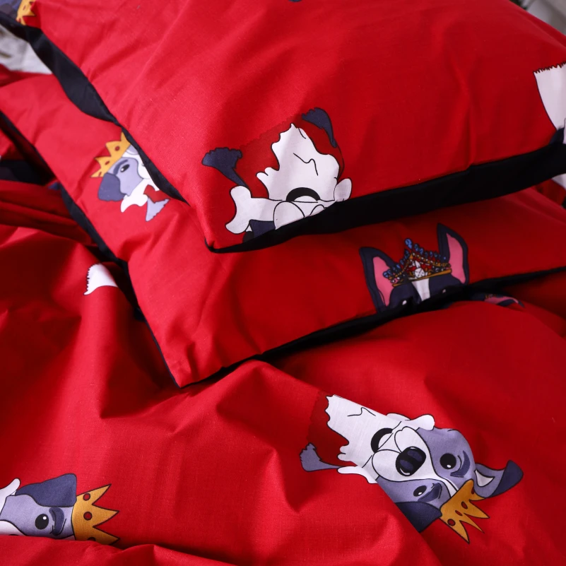 Комплект постільної білизни 17-0568 Kings of dogs - 4