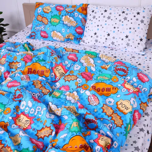 Комплект постільної білизни Бязь 17-0511 Bombs
