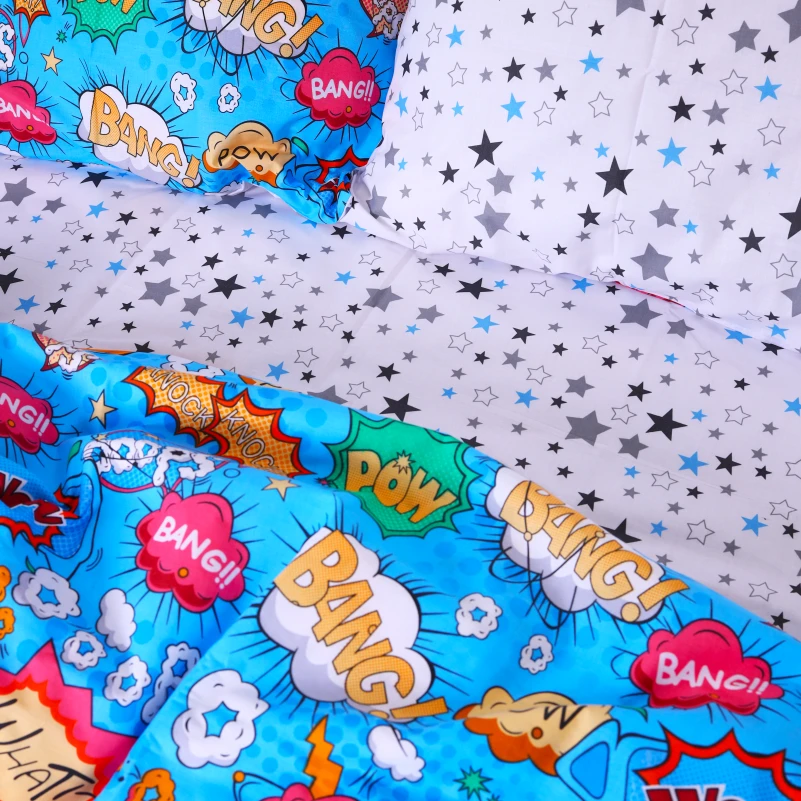 Пододеяльник Бязь 17-0511 Bombs - 2