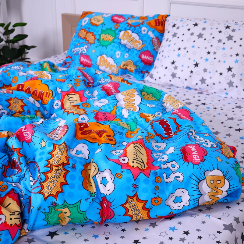 Пододеяльник Бязь 17-0511 Bombs - 3