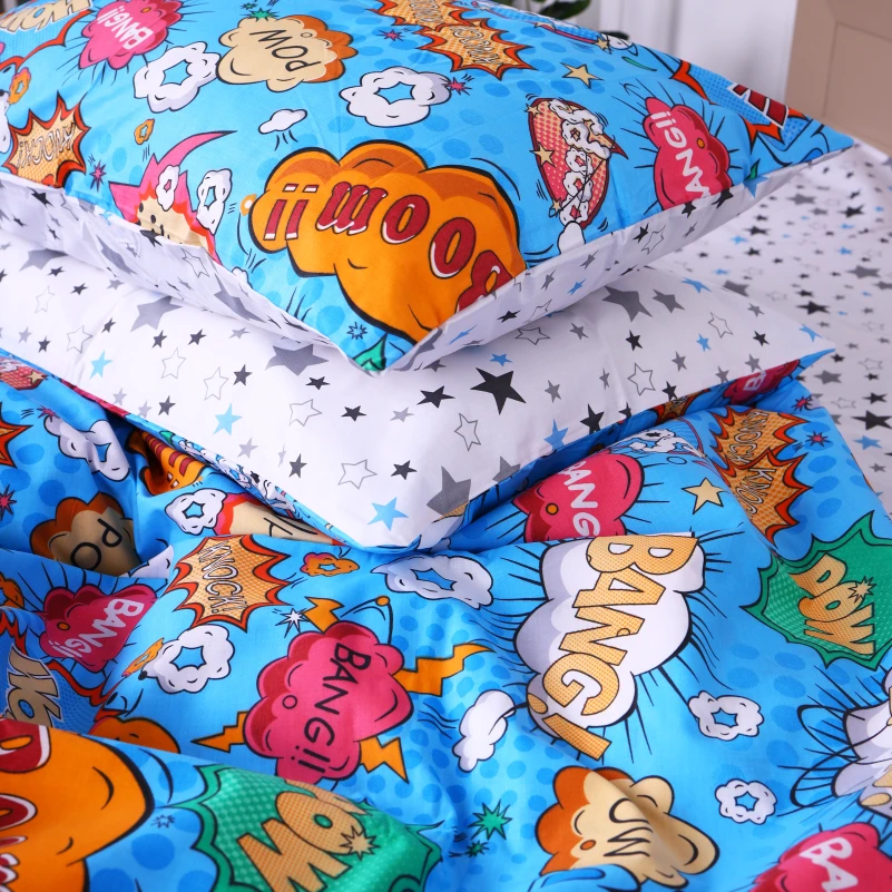 Пододеяльник Бязь 17-0511 Bombs - 4